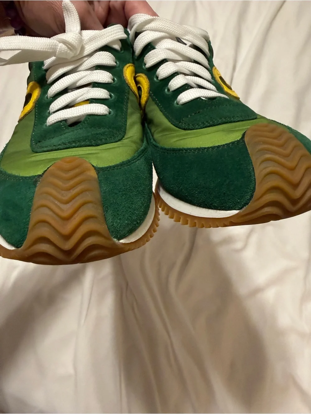 AUTHENTIC LOEWE FLOW SNEAKERS GRADIENT GREEN